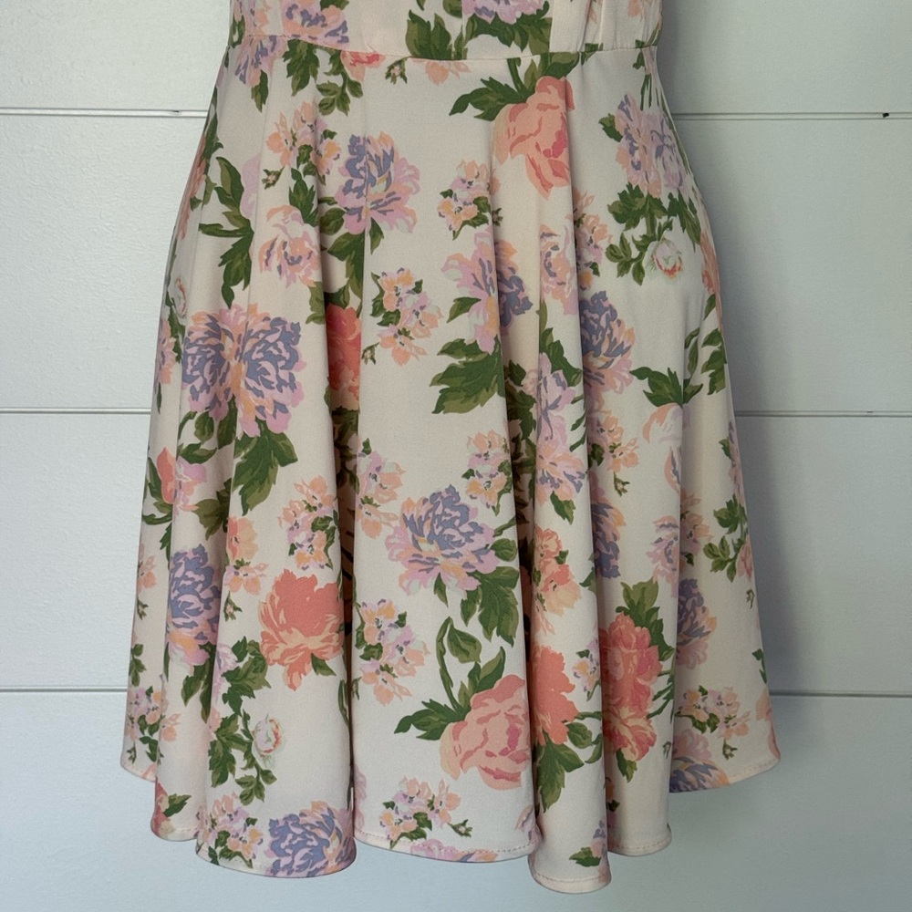 Zara Floral Mini Dress in Pink and Purple, Women’s M - Picture 3 of 6
